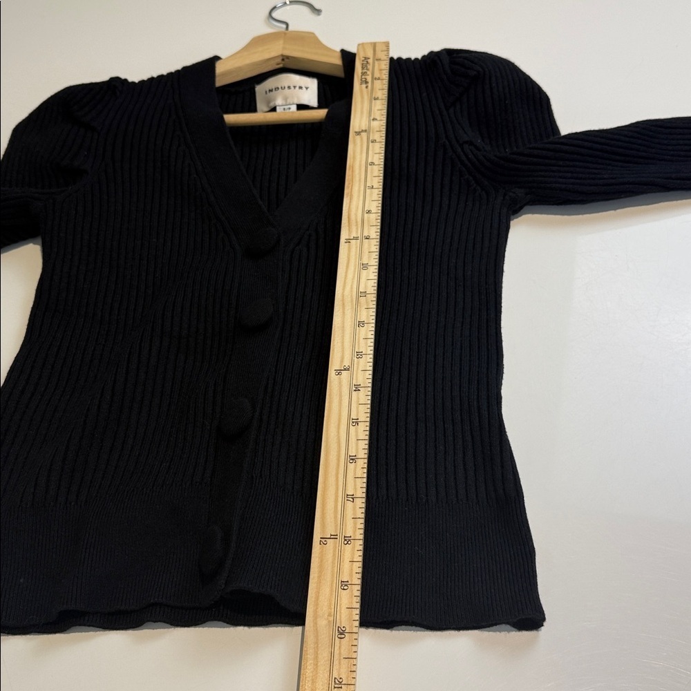 Industry Black Women's Sweater Cardigan Size Small - Picture 6 of 6